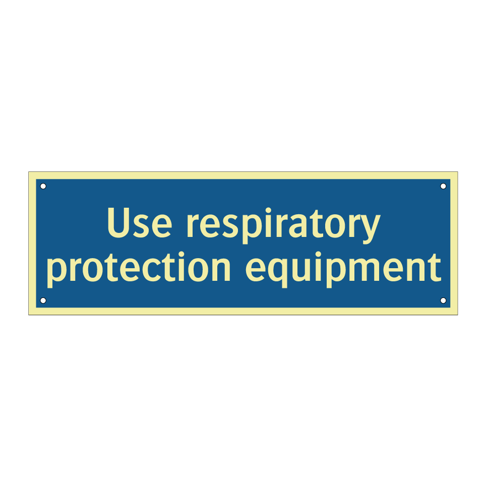 Use respiratory protection equipment