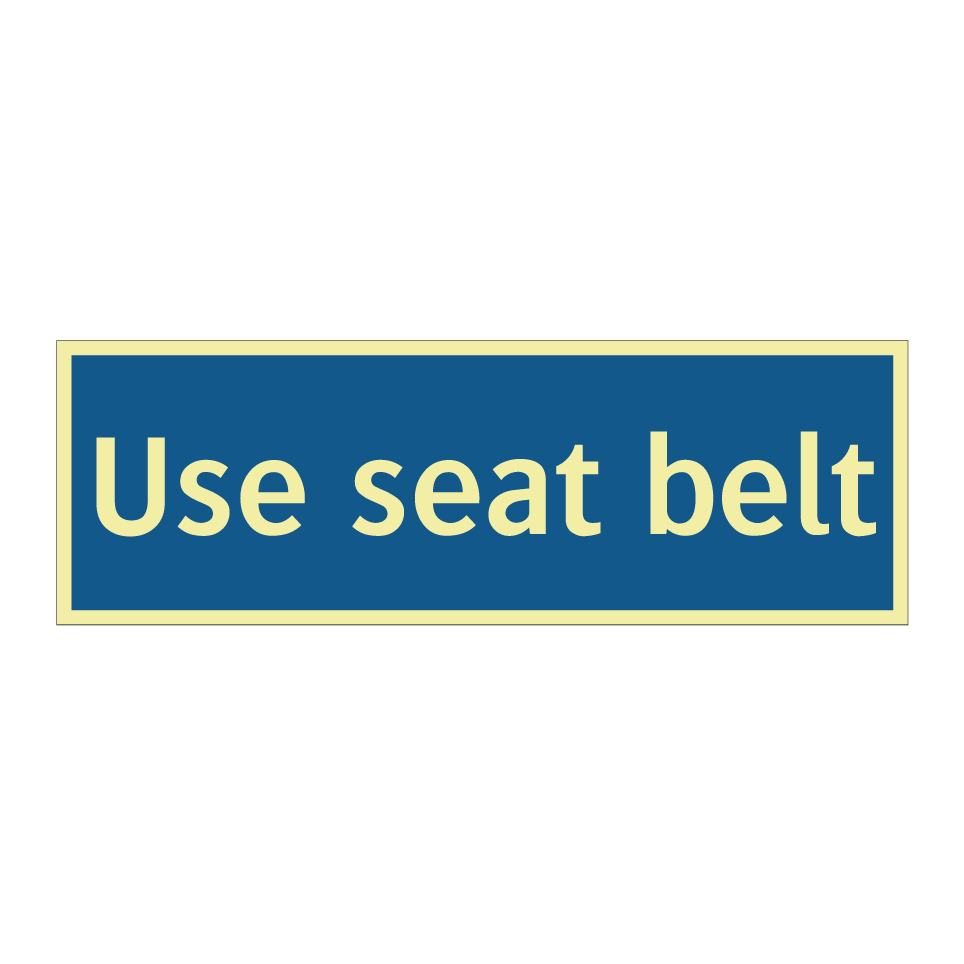 Use seat belt