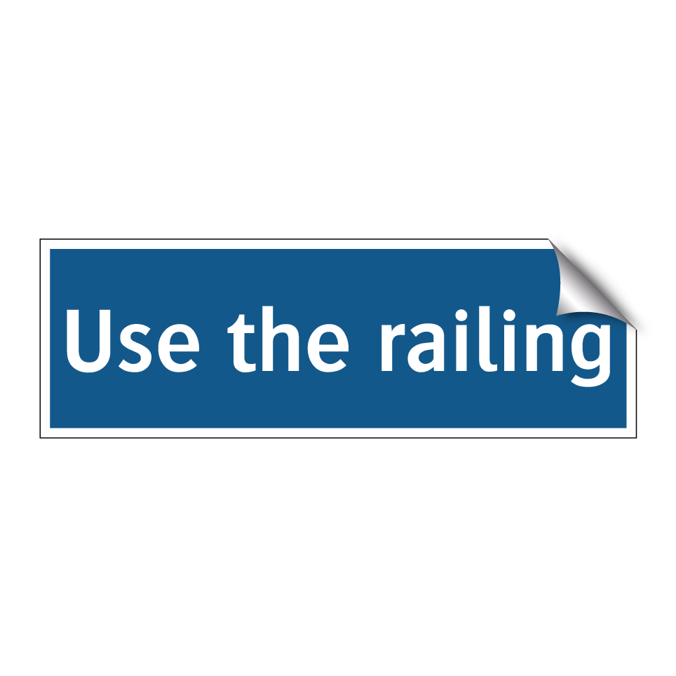 Use the railing