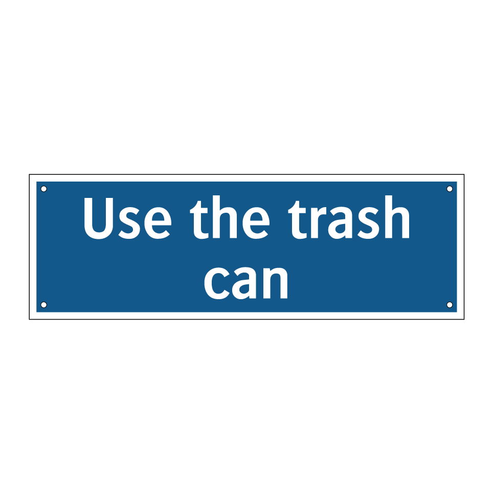 Use the trash can