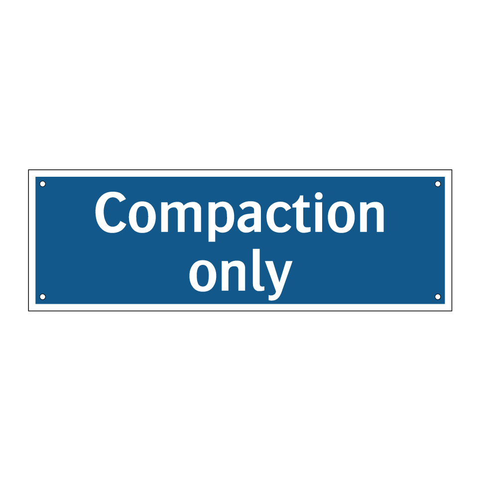 Compaction only