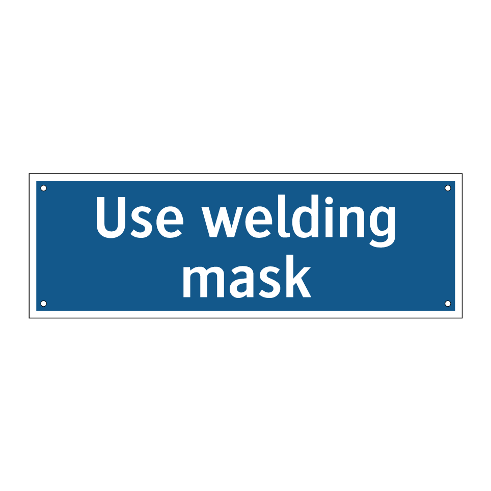 Use welding mask