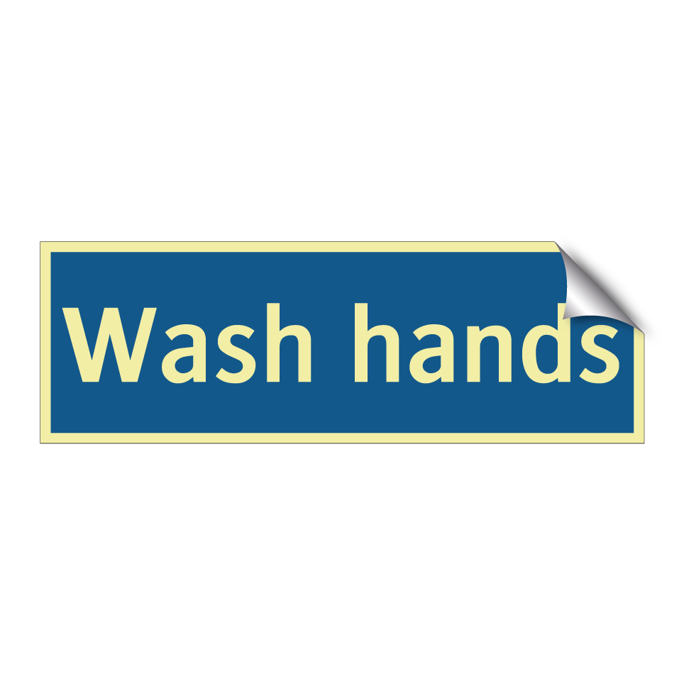 Wash hands
