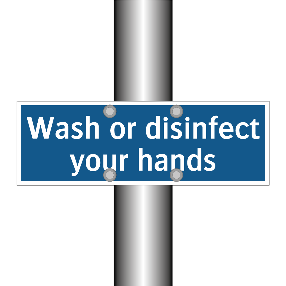 Wash or disinfect your hands