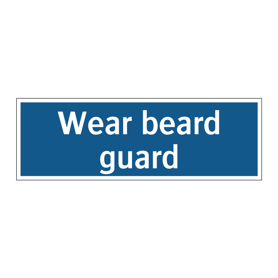Wear beard guard