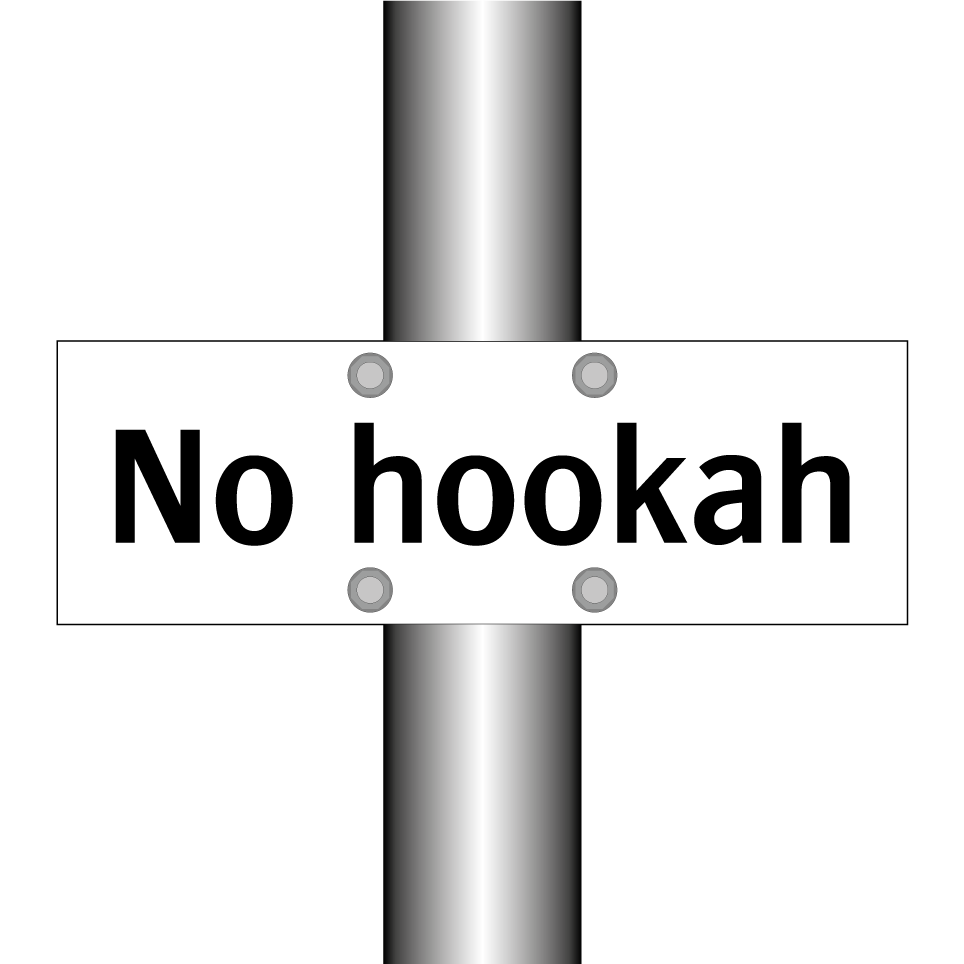 No hookah