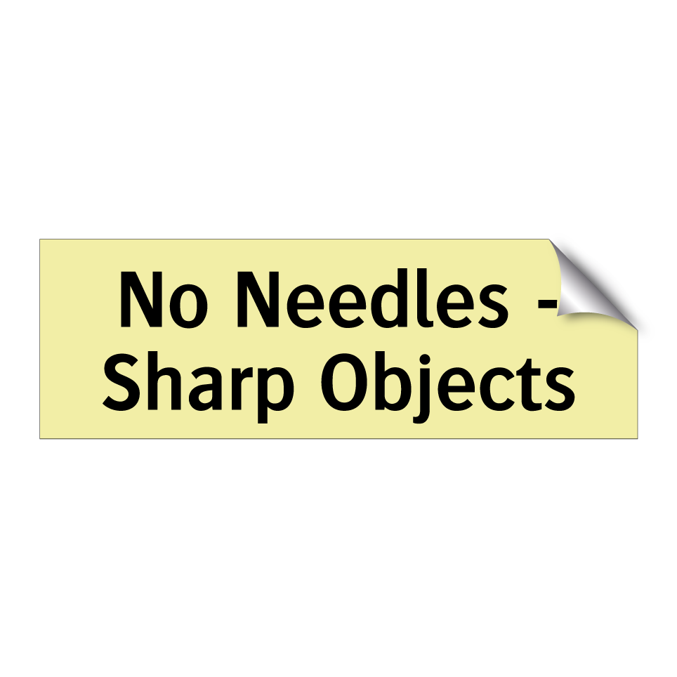 No Needles - Sharp Objects