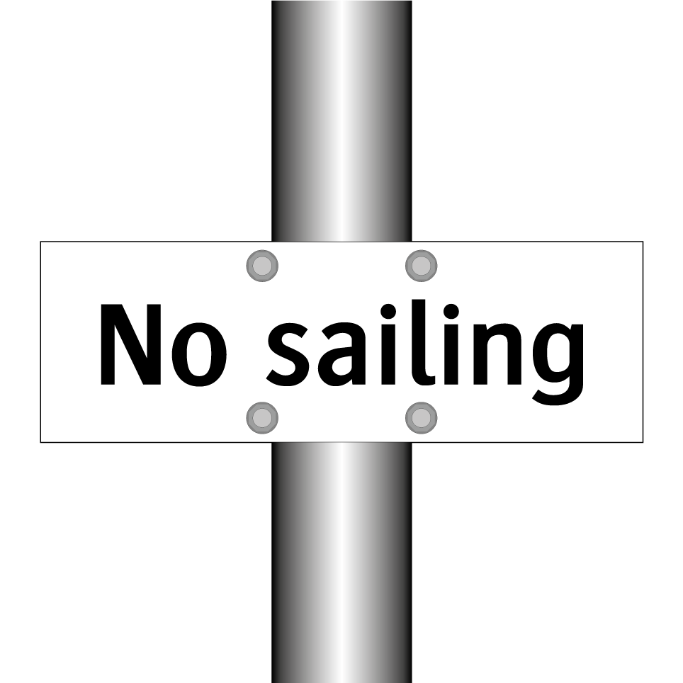 No sailing