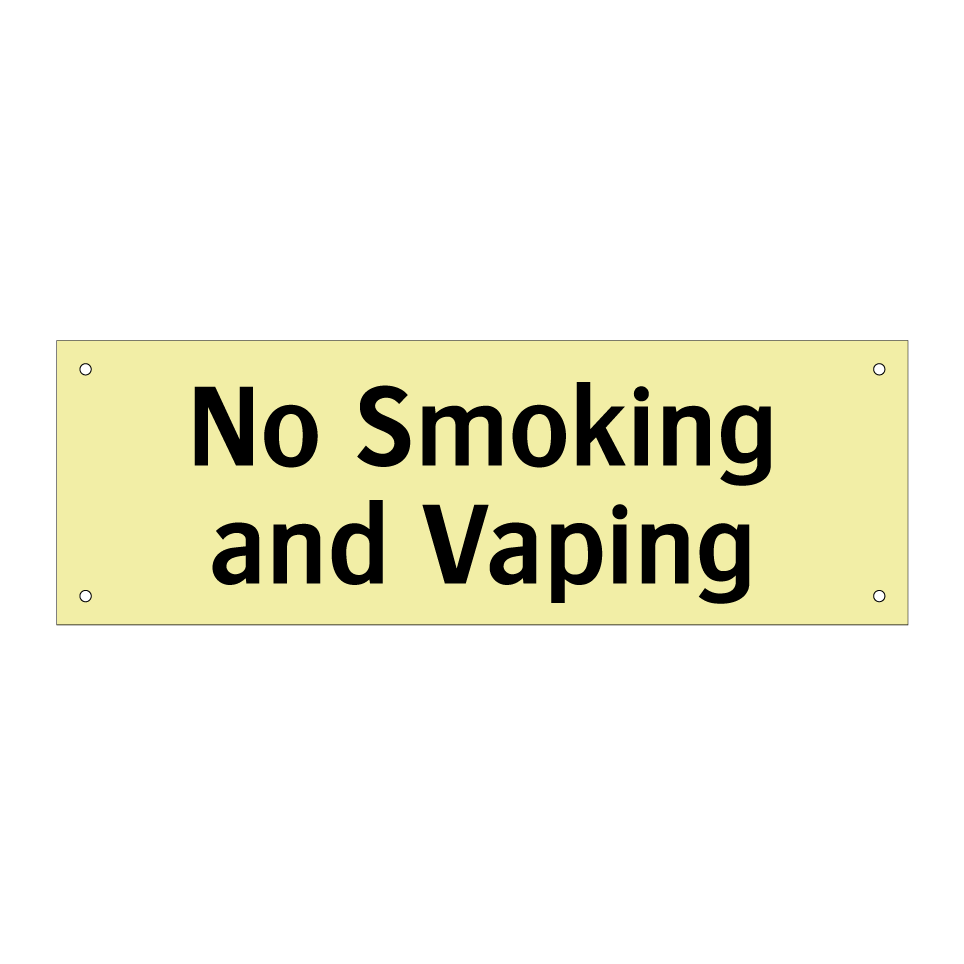 No Smoking and Vaping