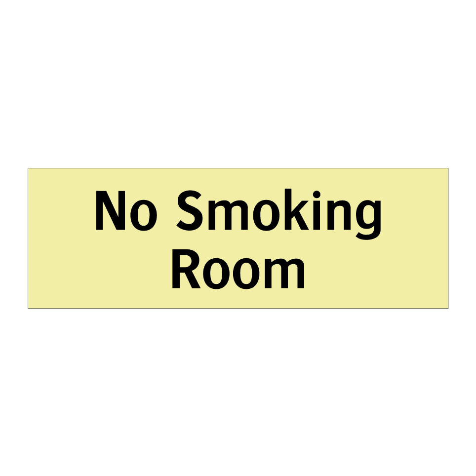 No Smoking Room
