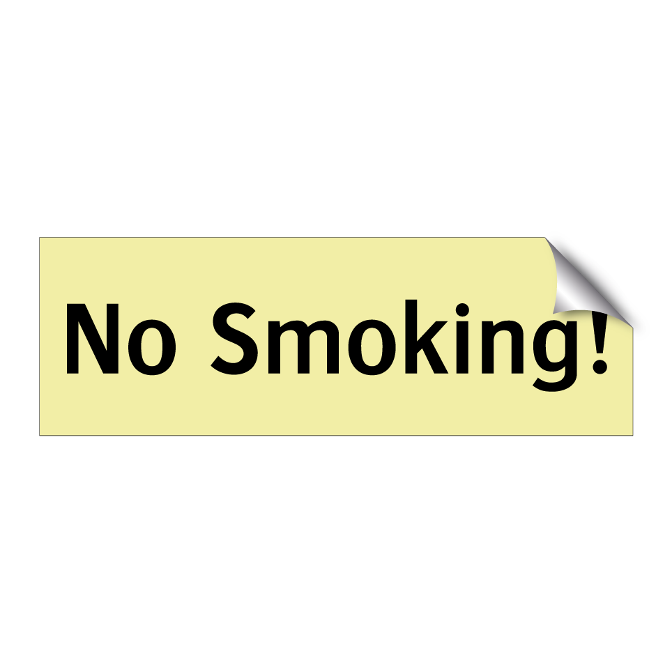 No Smoking!