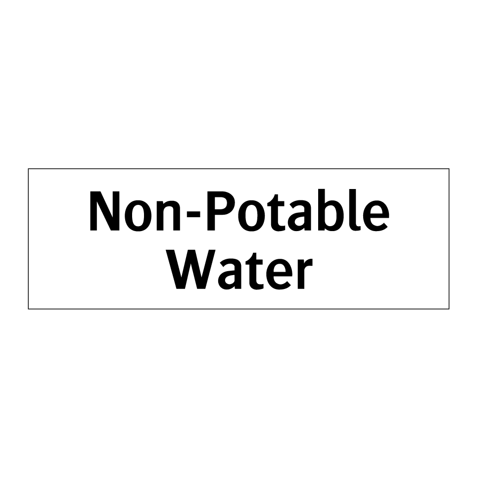 Non-Potable Water