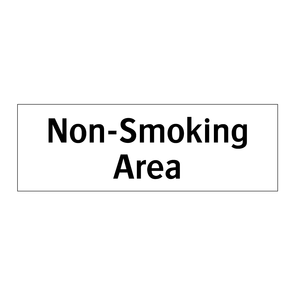 Non-Smoking Area