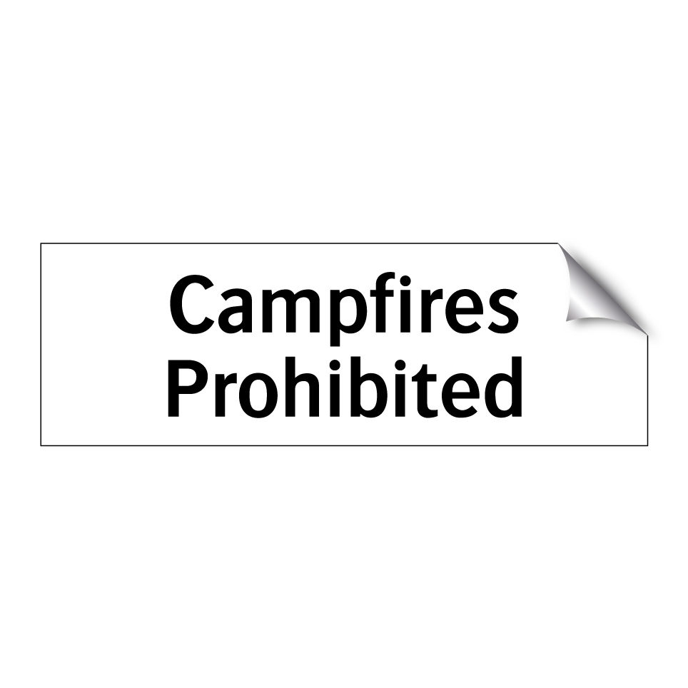 Campfires Prohibited