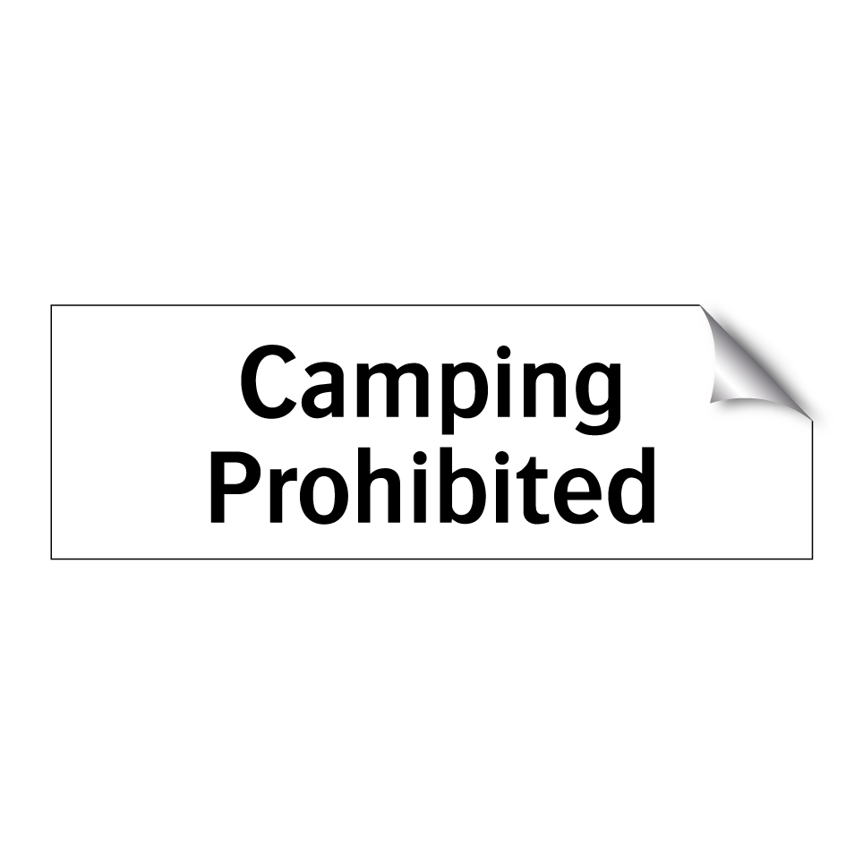 Camping Prohibited