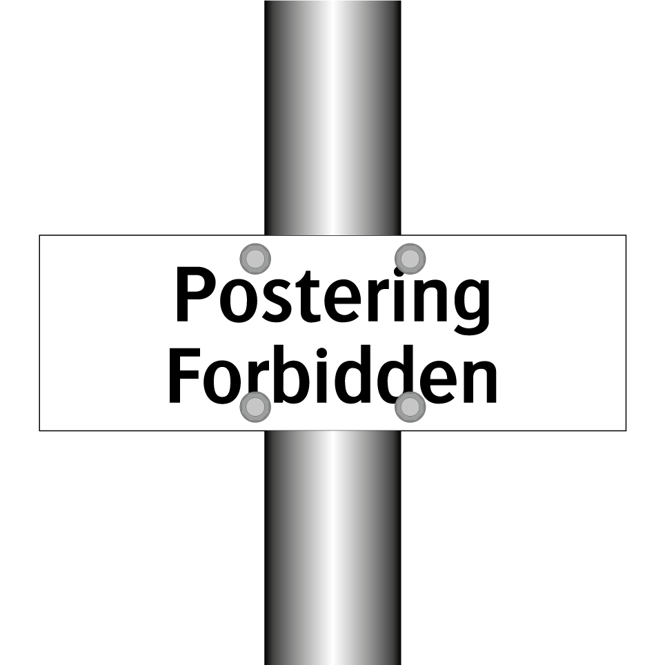 Postering Forbidden