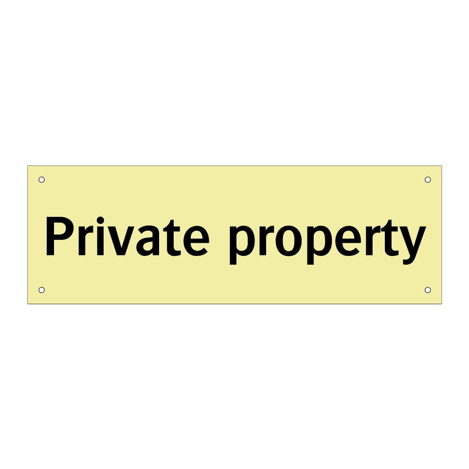Private property