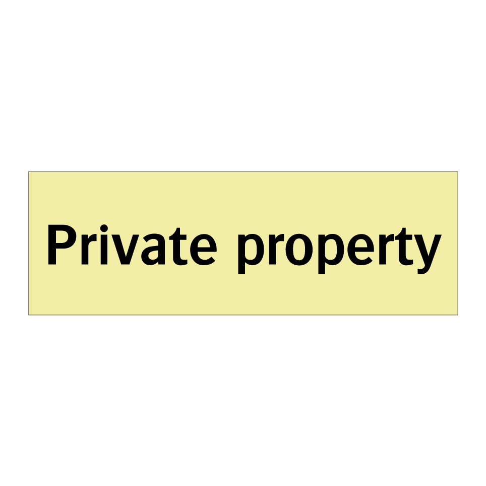 Private property