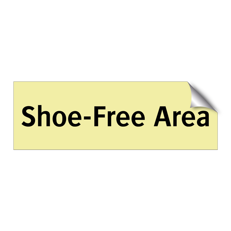 Shoe-Free Area