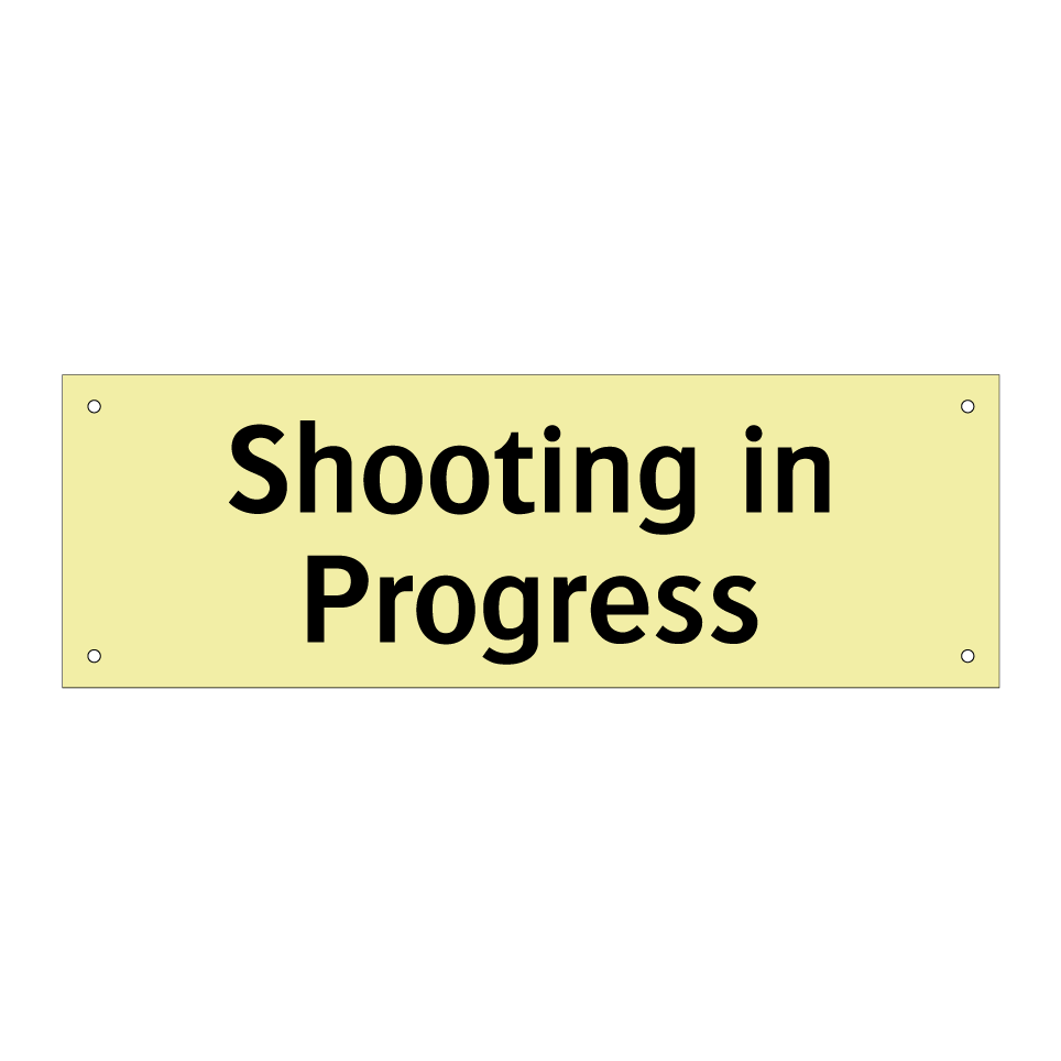 Shooting in Progress
