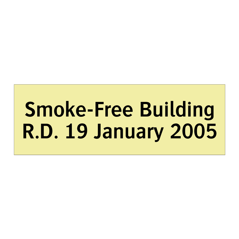 Smoke-Free Building R.D. 19 January 2005