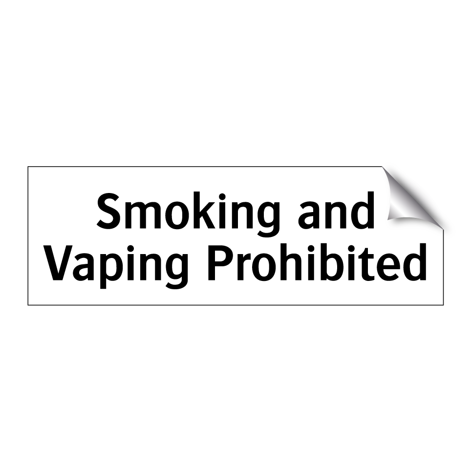 Smoking and Vaping Prohibited