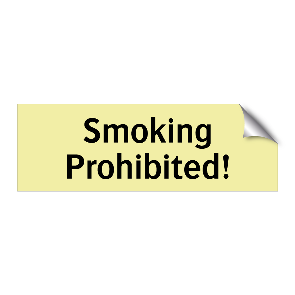 Smoking Prohibited!