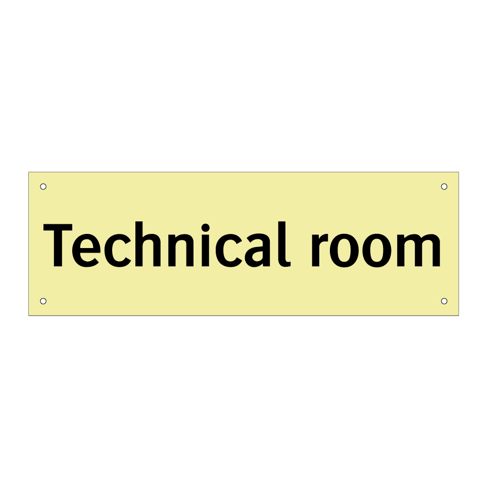 Technical room