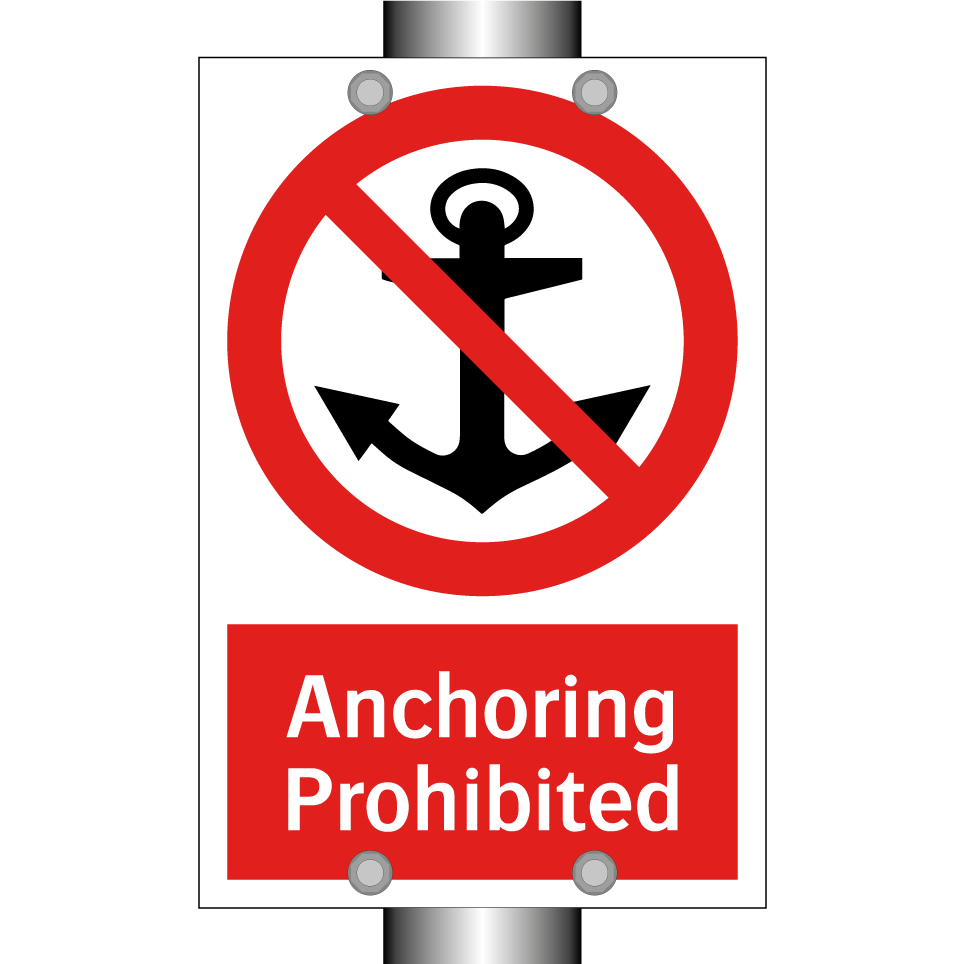 Anchoring Prohibited