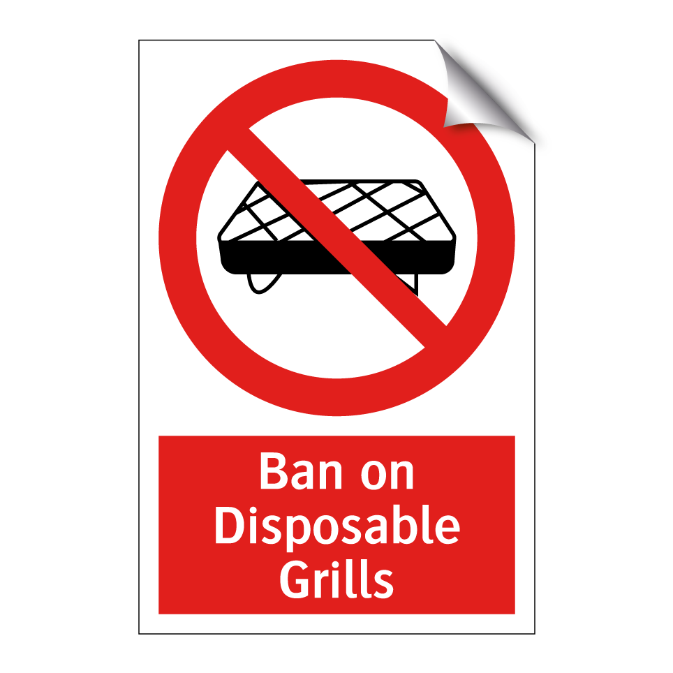 Ban on Disposable Grills