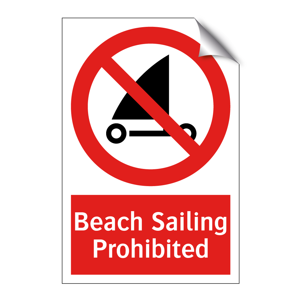 Beach Sailing Prohibited