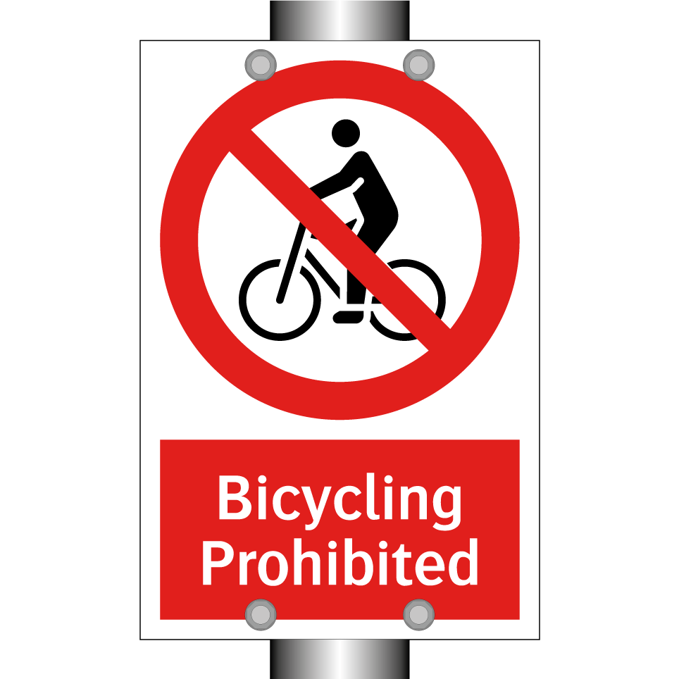 Bicycling Prohibited