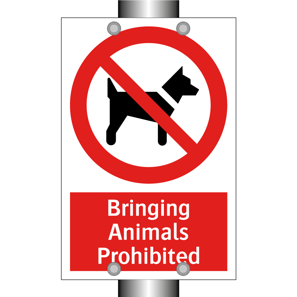 Bringing Animals Prohibited