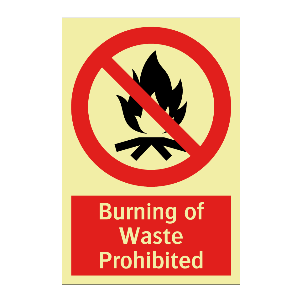 Burning of Waste Prohibited