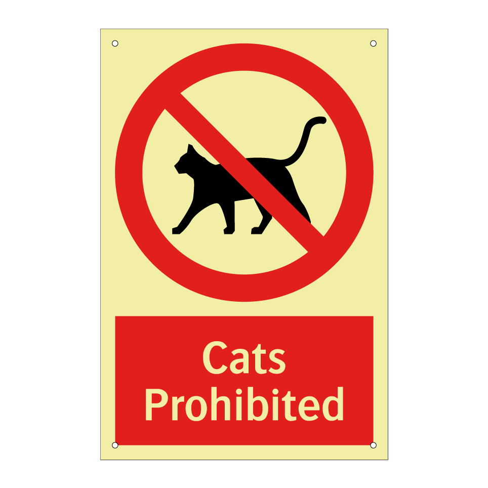 Cats Prohibited