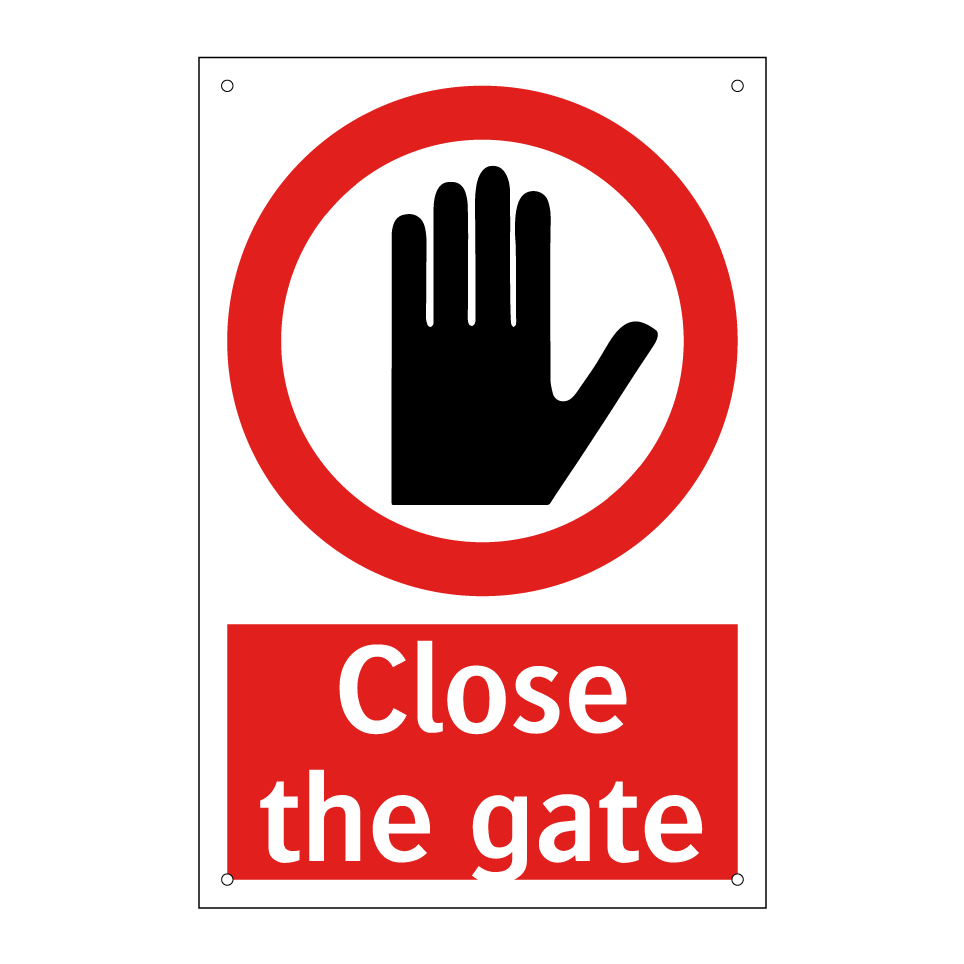 Close the gate