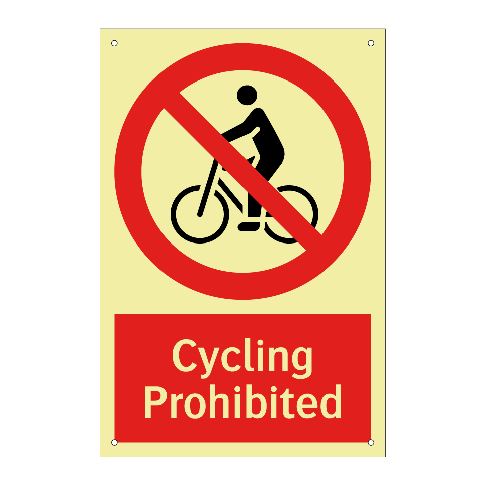 Cycling Prohibited