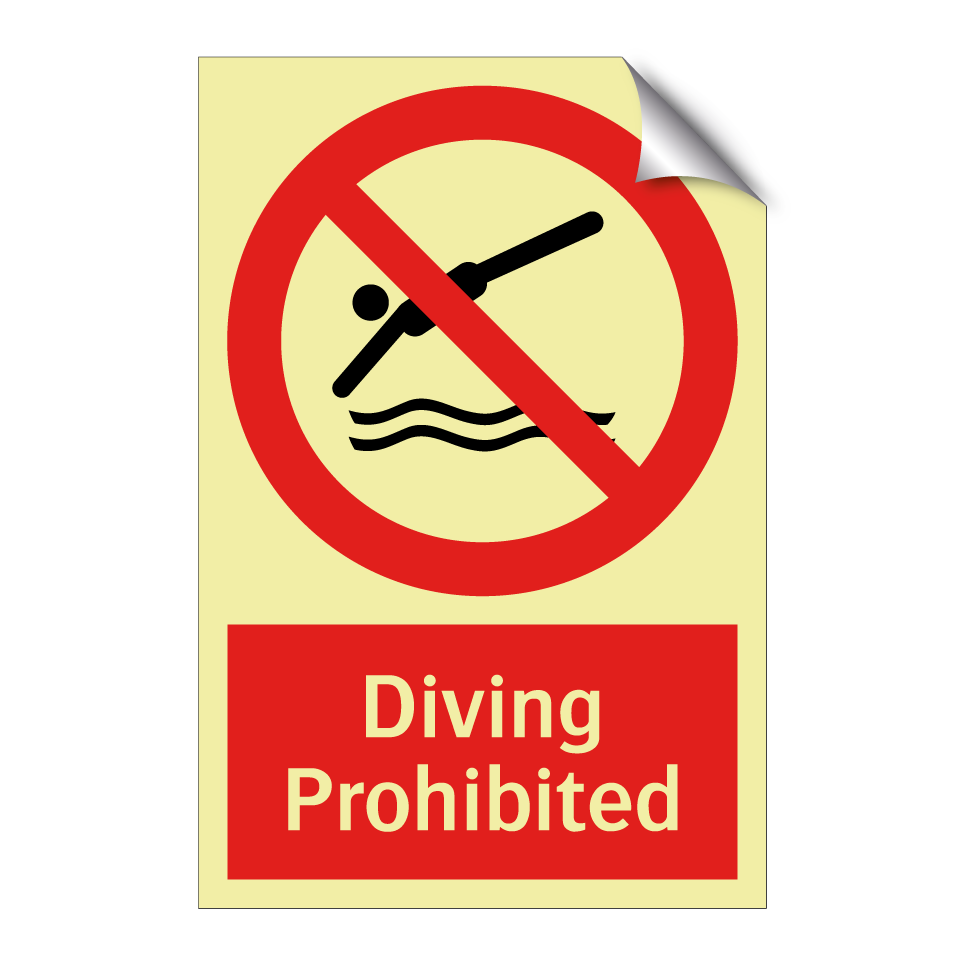Diving Prohibited
