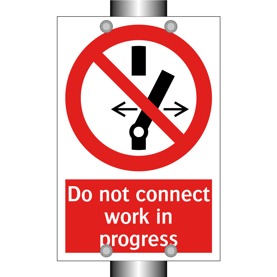 Do not connect work in progress