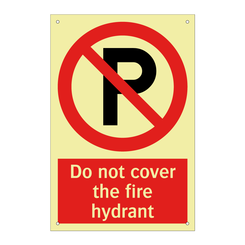 Do not cover the fire hydrant