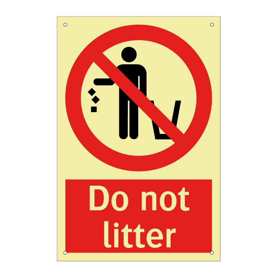 Do not litter