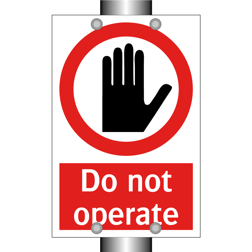 Do not operate