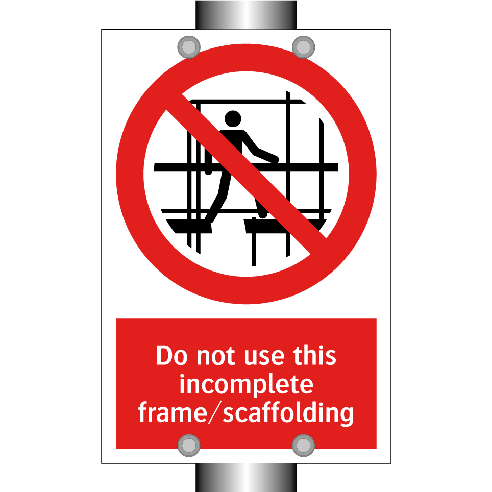Do not use this incomplete frame/scaffolding