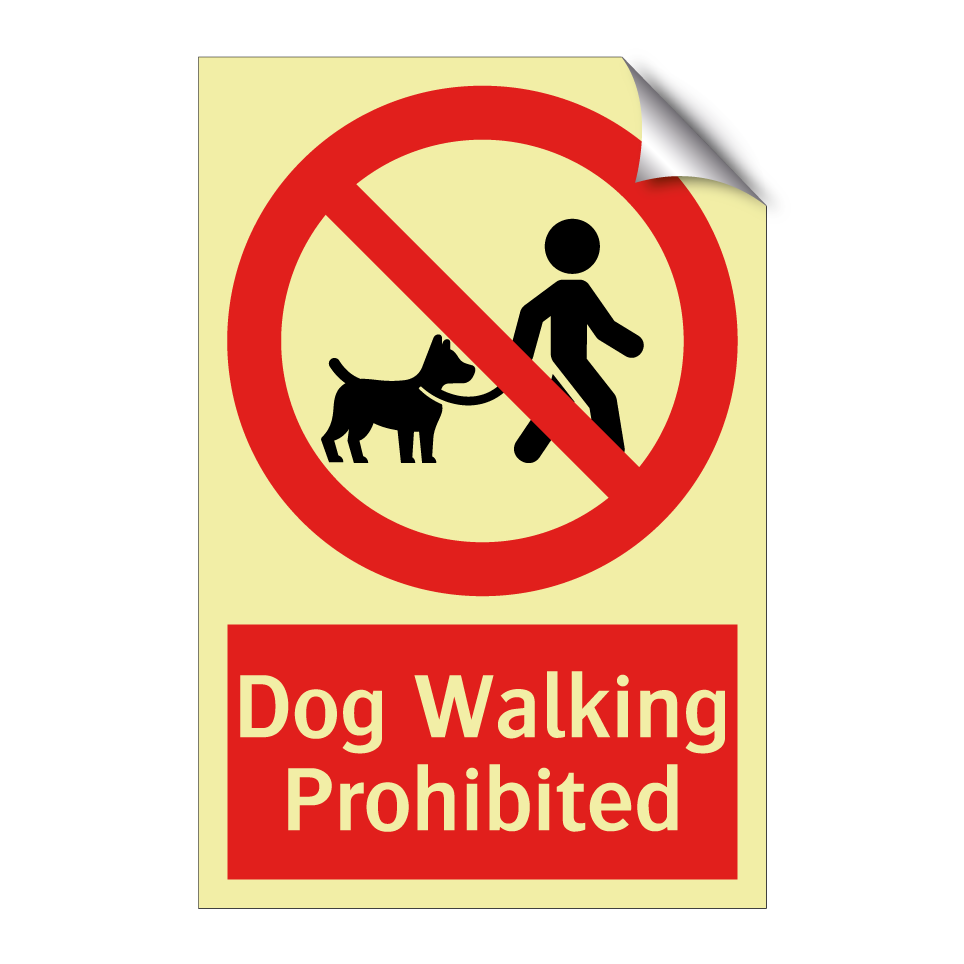 Dog Walking Prohibited