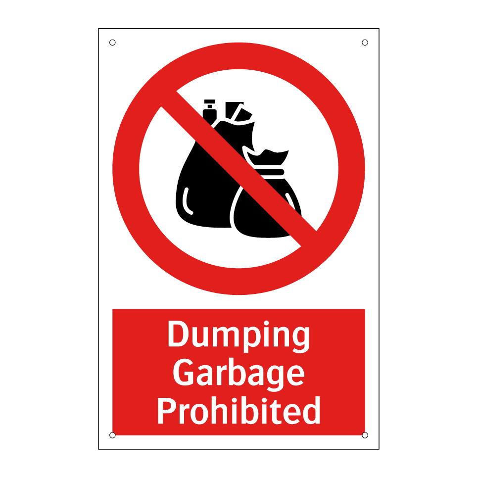 Dumping Garbage Prohibited