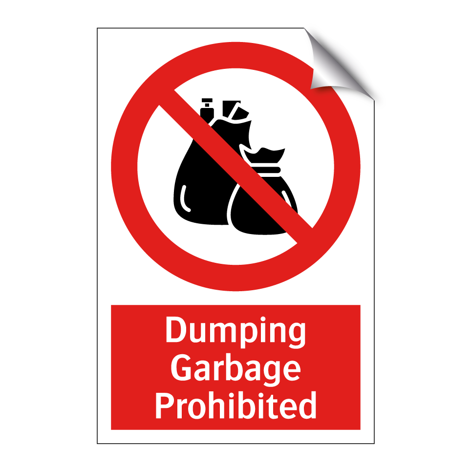 Dumping Garbage Prohibited