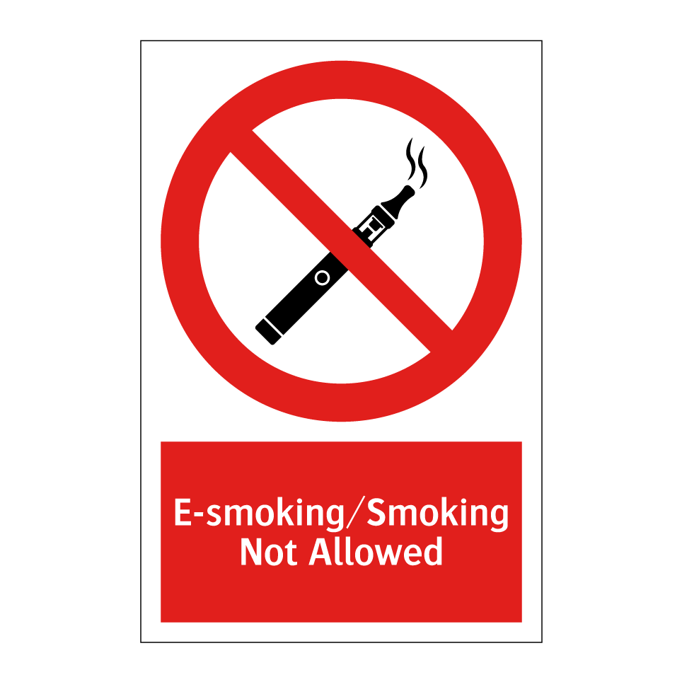 E-smoking/Smoking Not Allowed