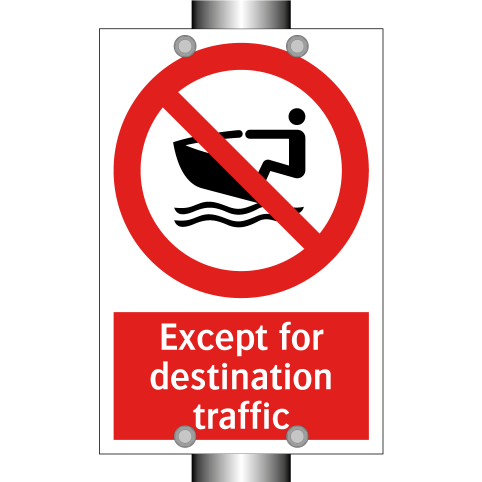 Except for destination traffic