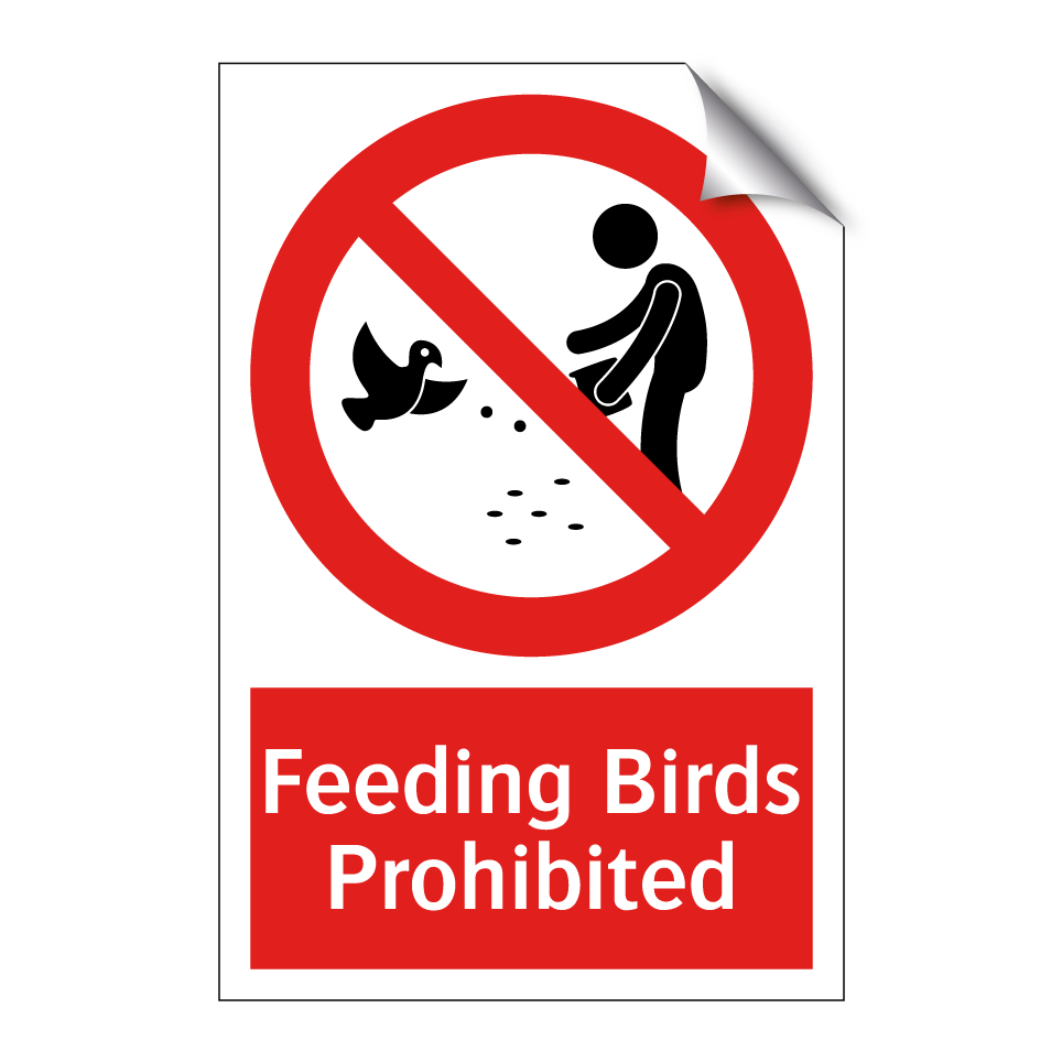 Feeding Birds Prohibited