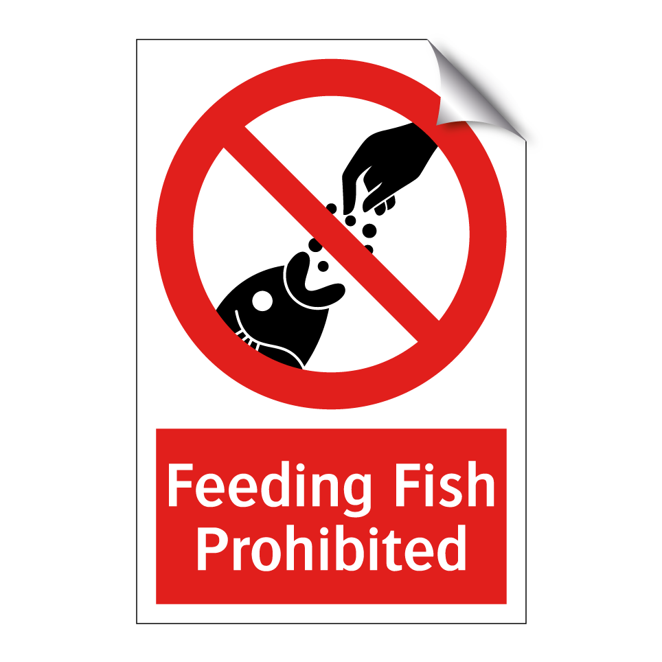Feeding Fish Prohibited